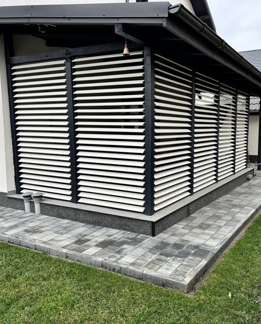 PergoLino28 – 252 cm DIY Metal System for 28 Slats | Terrace Blinds